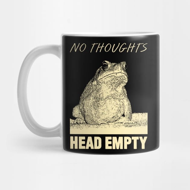 No thoughts Frog by giovanniiiii